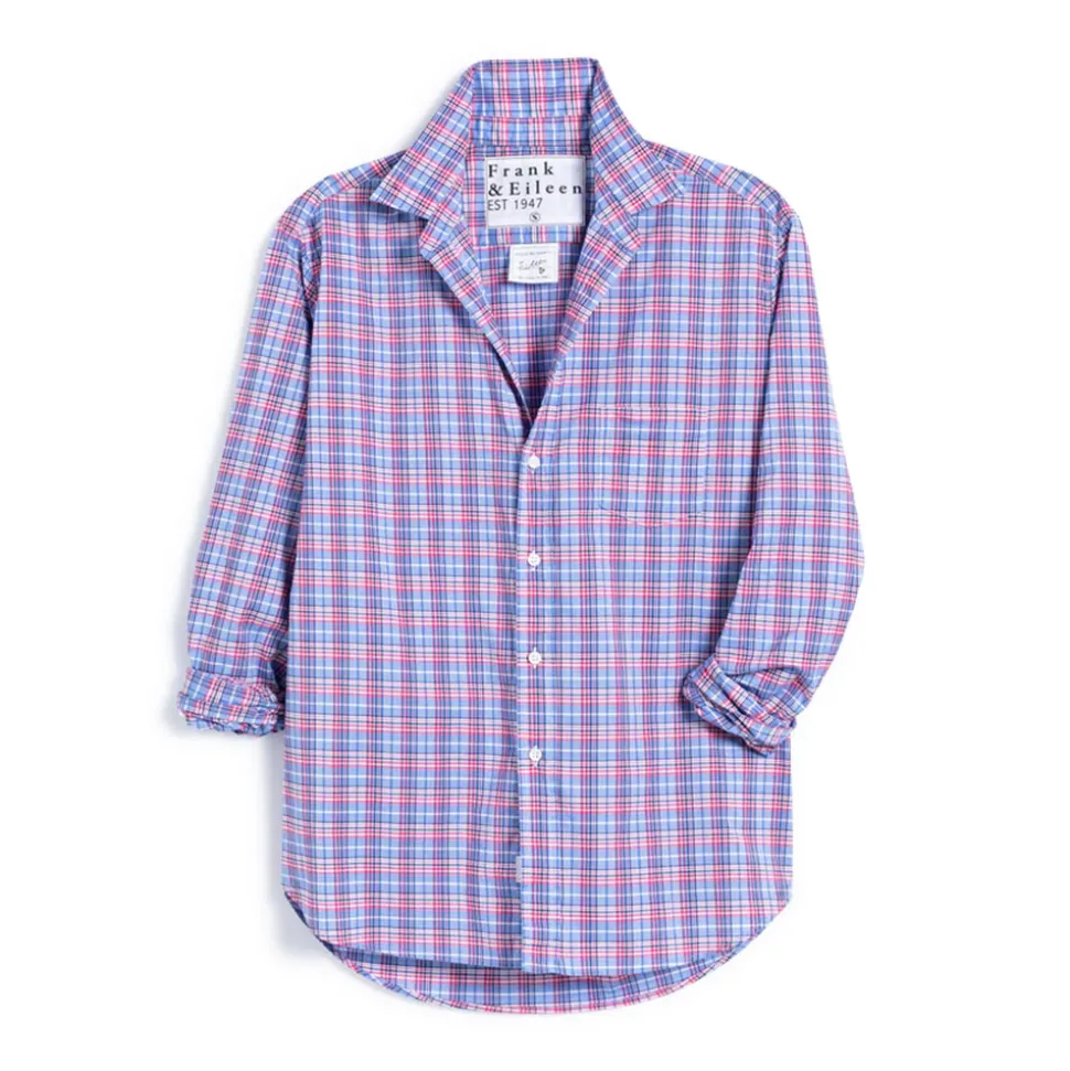 Frank & Eileen - Chemise Eileen - Carreaux Marine