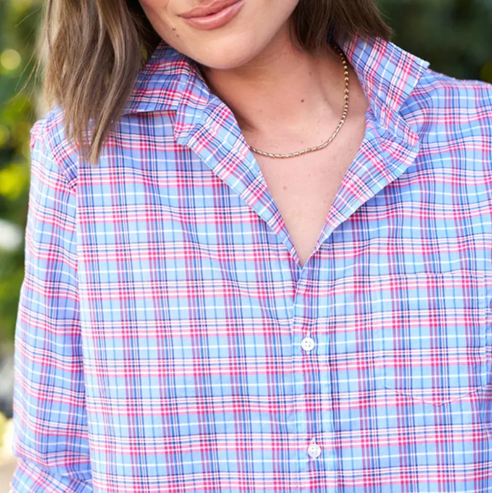 Frank & Eileen - Chemise Eileen - Carreaux Marine