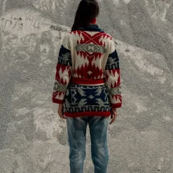 Frantic - Cardigan California - Rouge