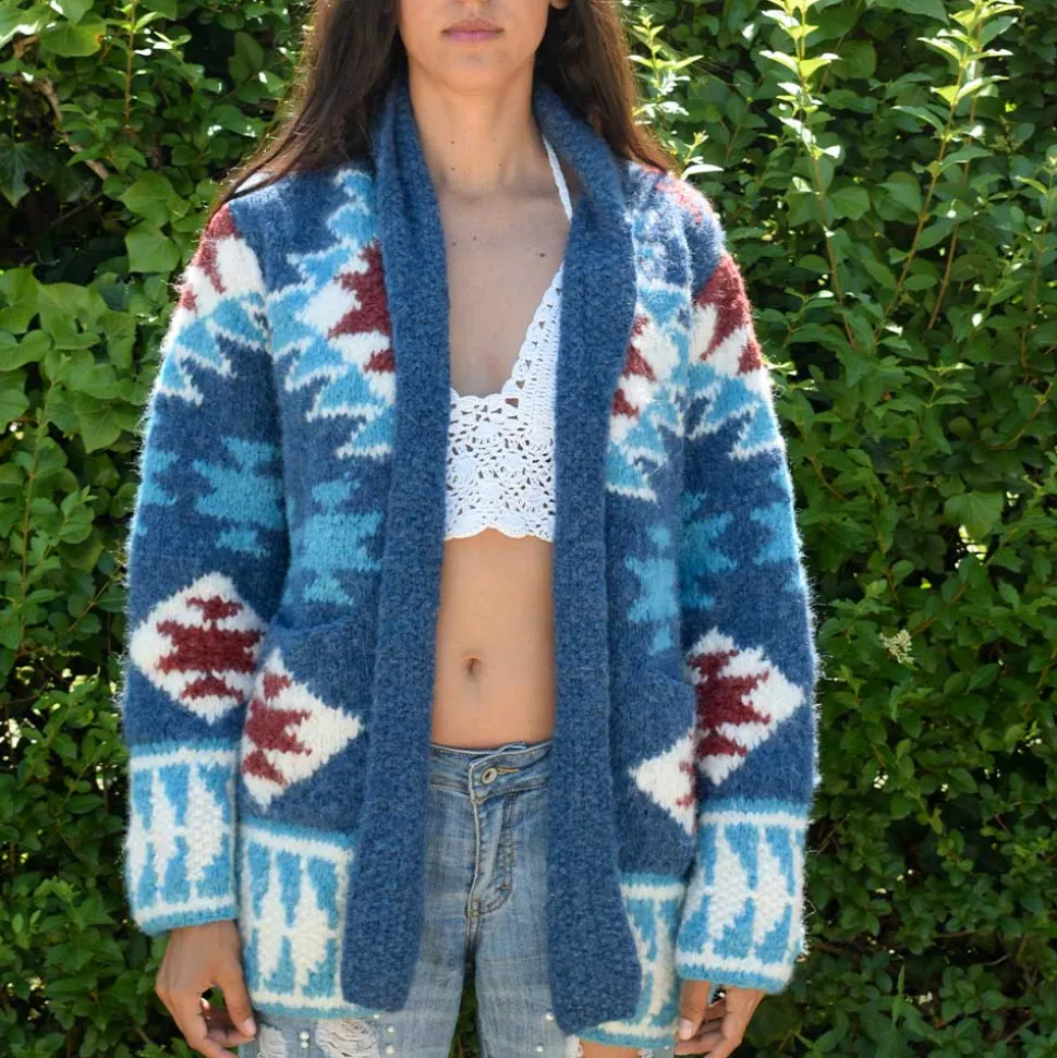 Frantic - Cardigan Nevada - Bleu