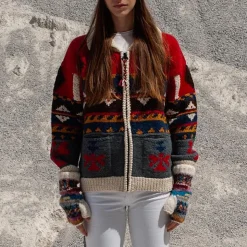 Frantic - Gilet Teardrops - Rouge