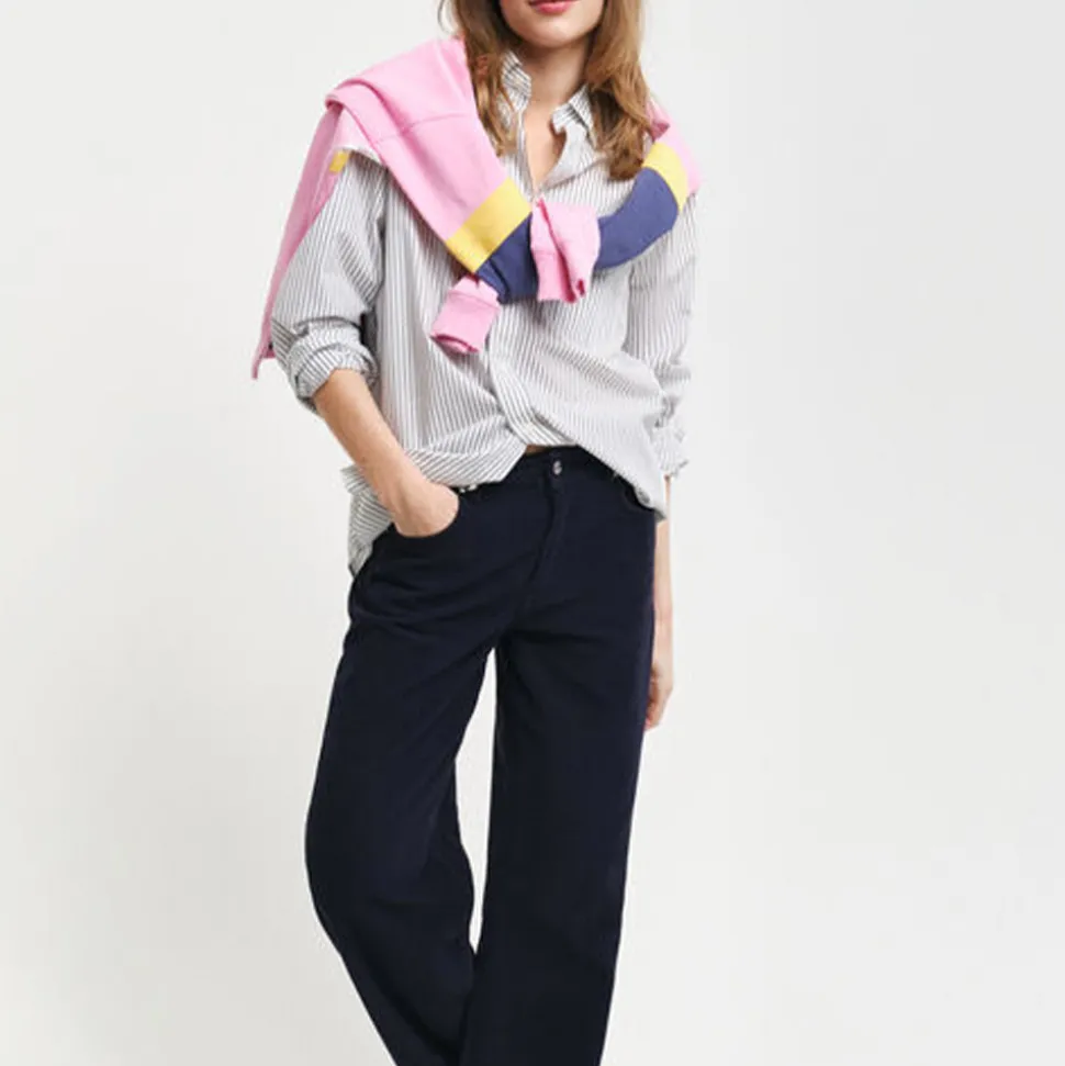GANT - Chemise à Rayures - Blanc