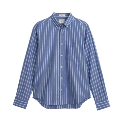 GANT - Chemise à Rayures - Lapis Blue
