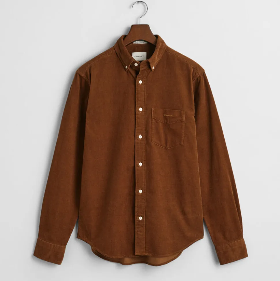 GANT - Chemise Velours - Cacao