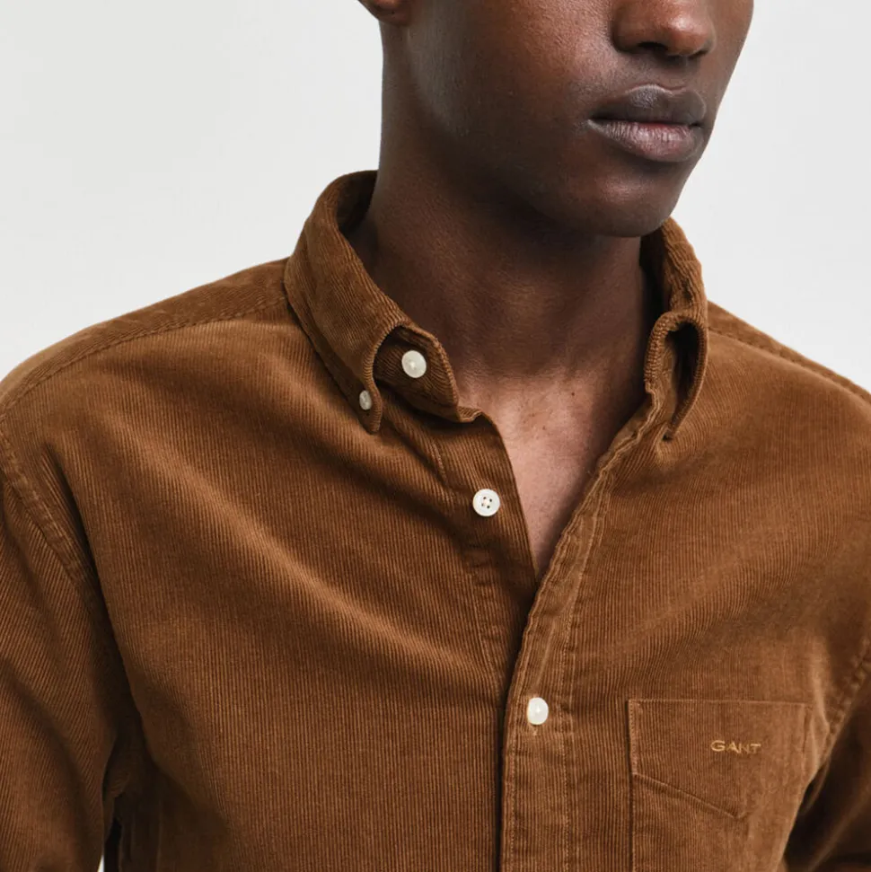 GANT - Chemise Velours - Cacao