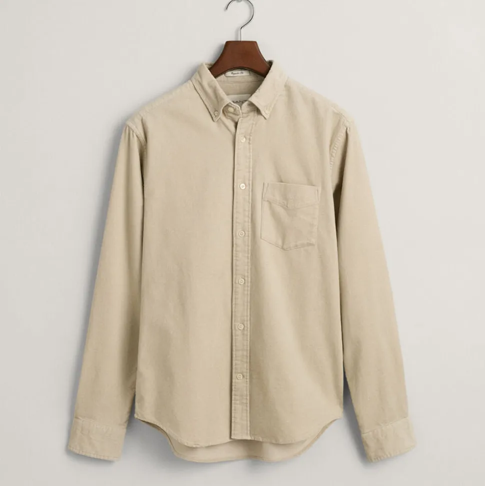 GANT - Chemise Velours - Putty