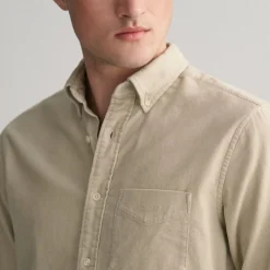 GANT - Chemise Velours - Putty