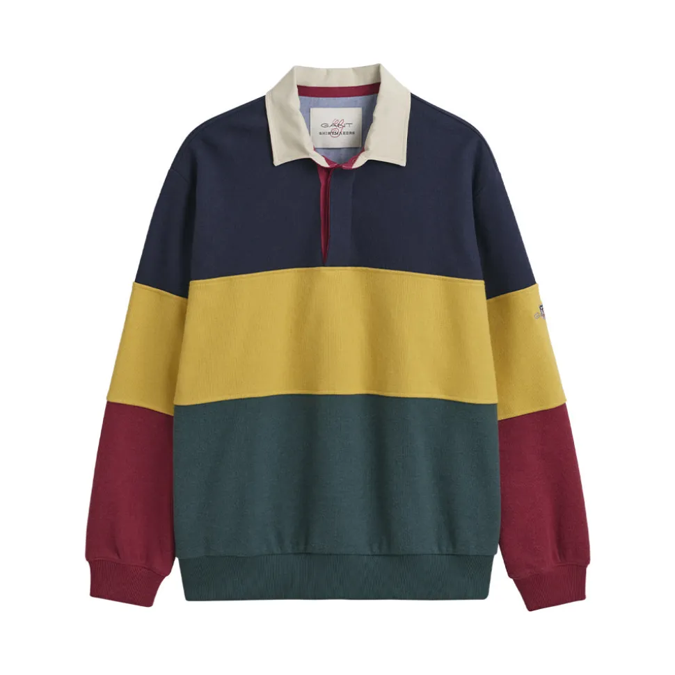 GANT - Polo Color Block Rugger - Evening Blue