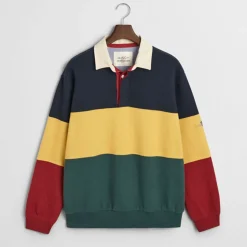 GANT - Polo Color Block Rugger - Evening Blue