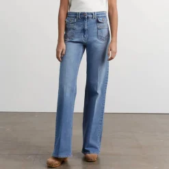 Gerard Darel - Jean flare Anna - Bleu