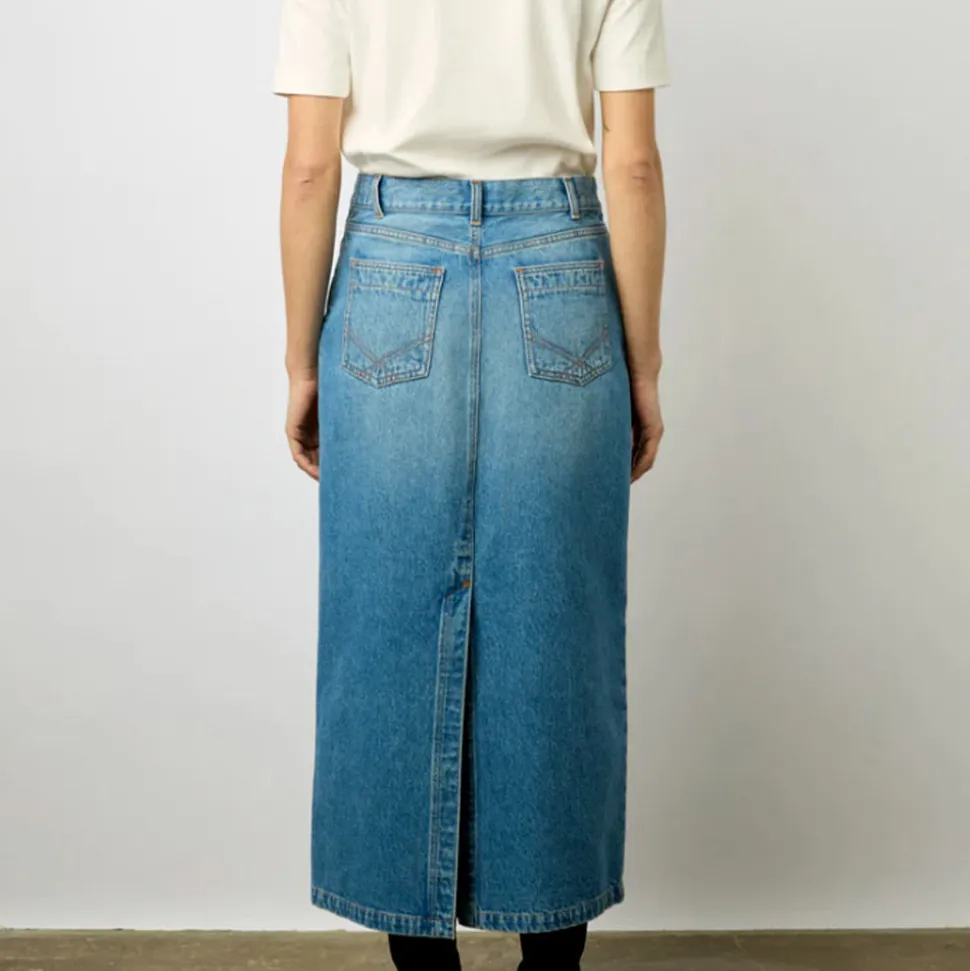 Gerard Darel - Jupe longue Dona - Denim