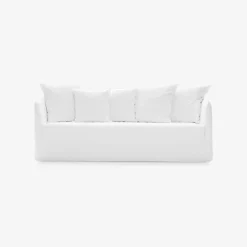 Gervasoni - Canapé Ghost n°10G - Lin Blanc