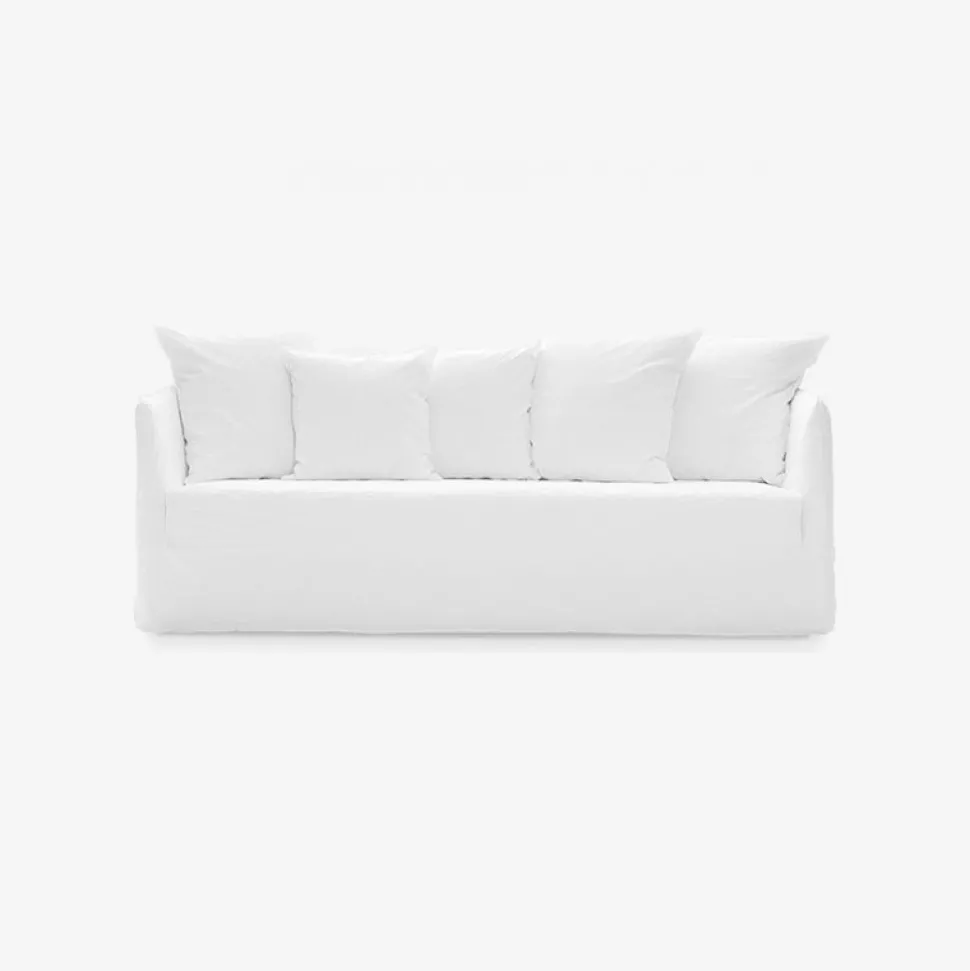 Gervasoni - Canapé Ghost n°10G - Lin Blanc