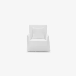 Gervasoni - Fauteuil Ghost n°05 - Lin Blanc