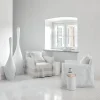 Gervasoni - Fauteuil Ghost n°04 - Lin Blanc