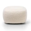 Gervasoni - Housse de pouf Loll n°08 - Lin Blanc
