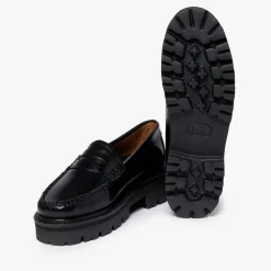 GH Bass - Mocassins Weejuns Superlug Penny - Noir