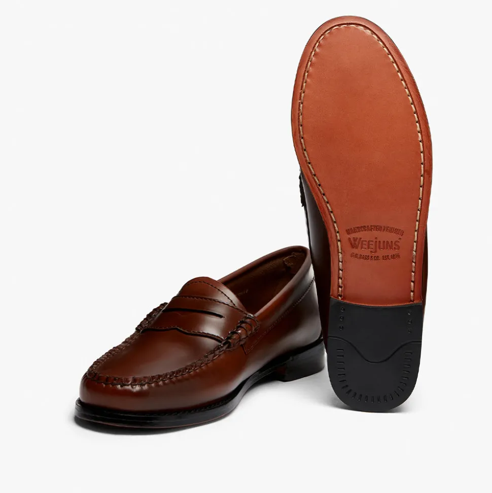 GH Bass - Mocassins Weejuns Penny - Cognac