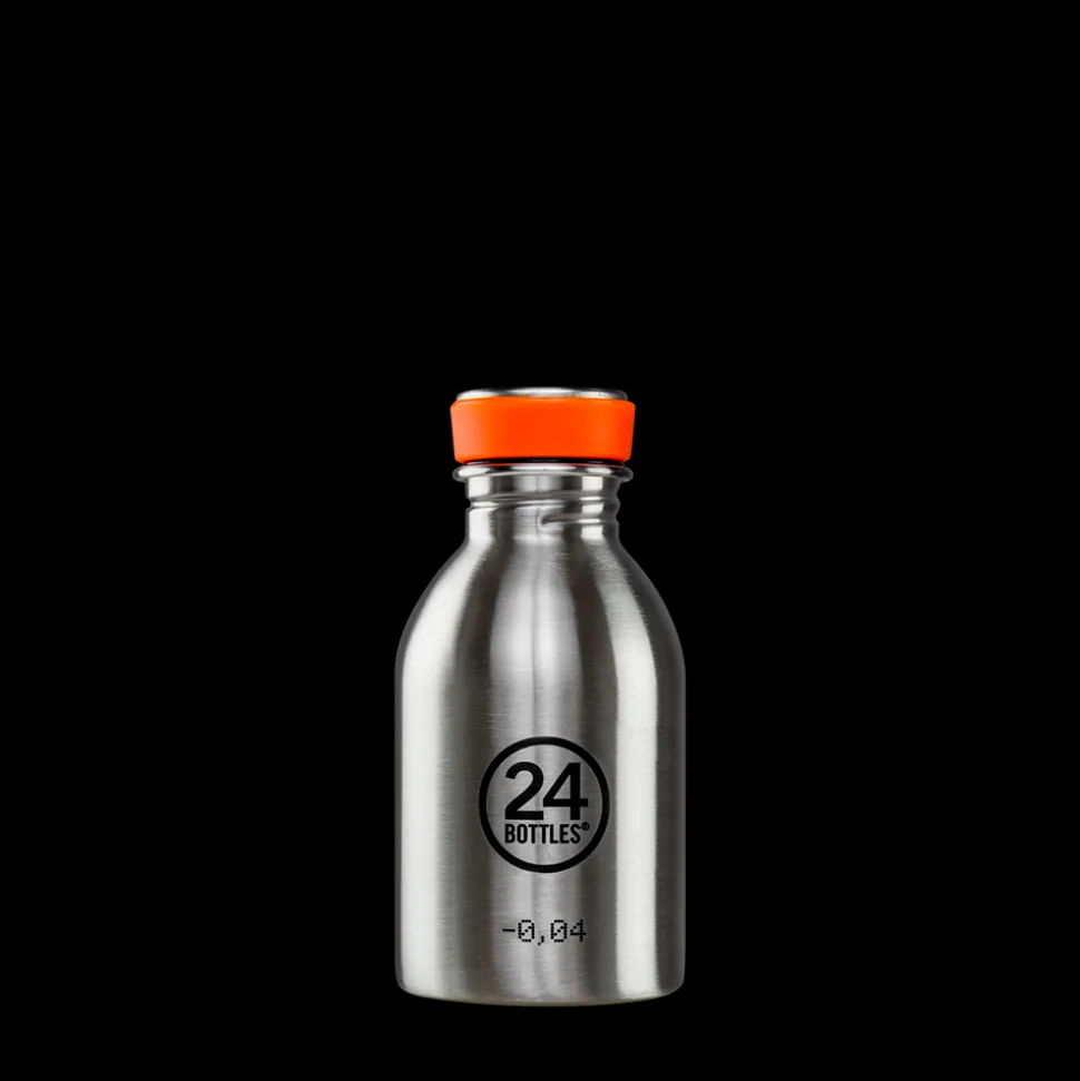 Gourde en inox 250 ml - Basic Steel - 24 Bottles