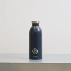 Gourde en inox 500 ml - Clima Bleu Profond - 24Bottles