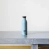 Gourde en inox 500 ml - Urban Powder Blue - 24Bottles