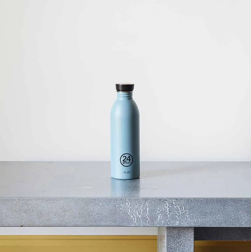 Gourde en inox 500 ml - Urban Powder Blue - 24Bottles