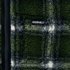 Gramicci - Veste Shadow Plaid Sherpa - Vert