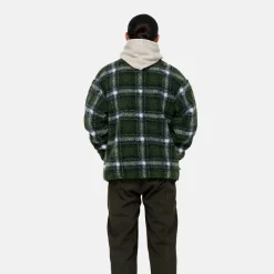 Gramicci - Veste Shadow Plaid Sherpa - Vert