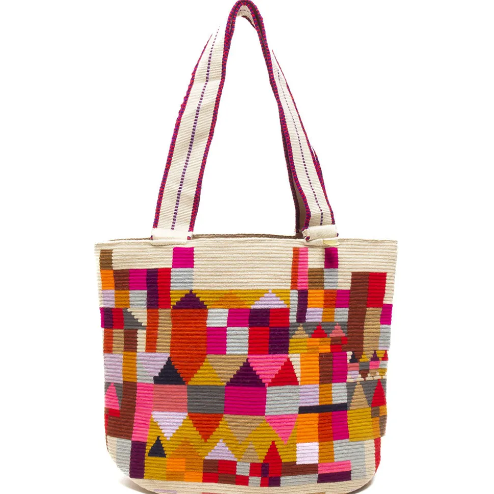 Guanabana - Sac Shopping Apolo - Beige et Rose