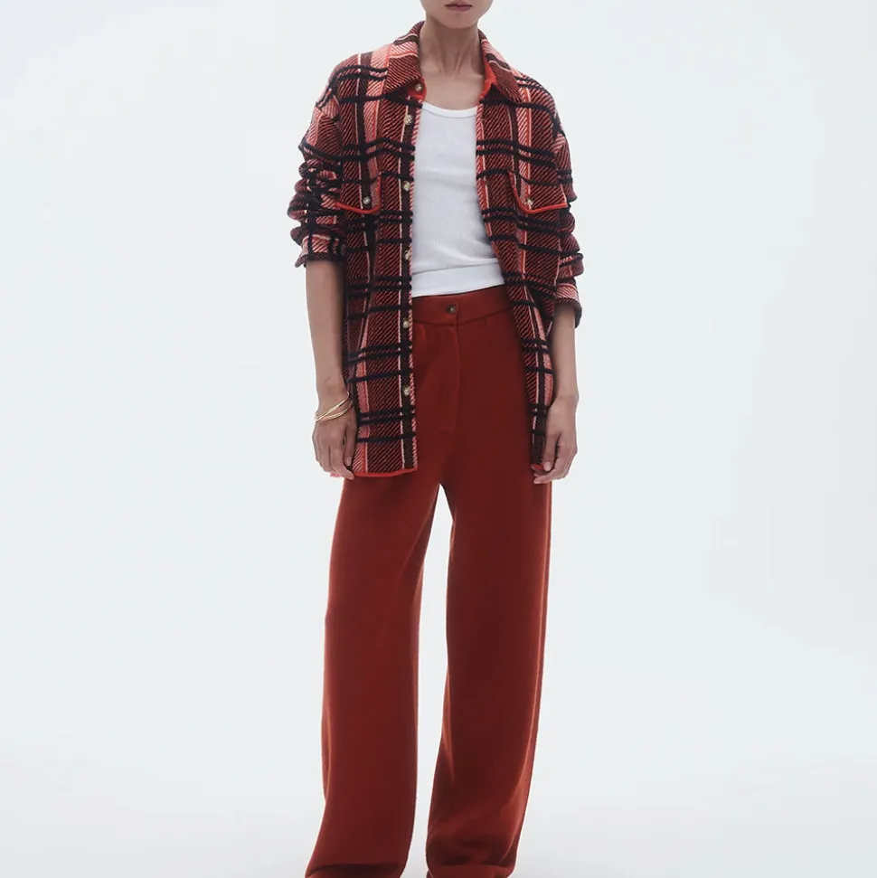 Guest In Residence - Chemise Plaid Work - Rouge