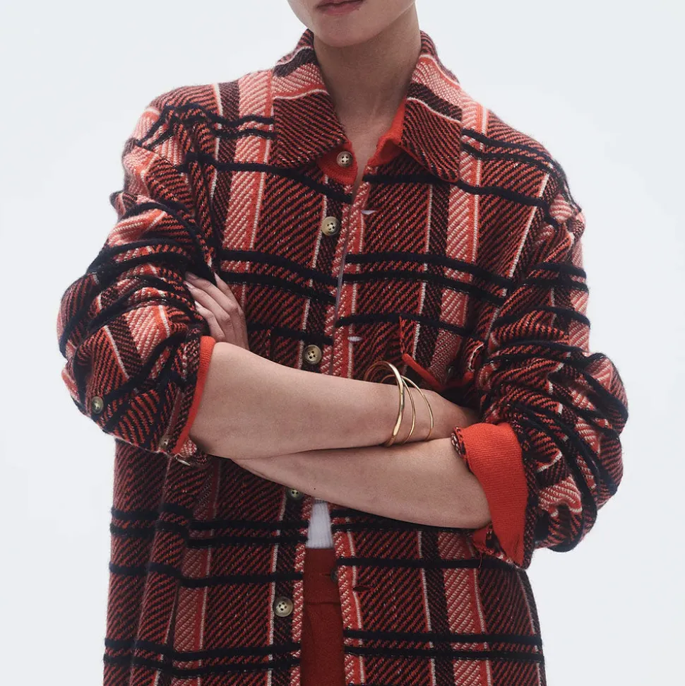 Guest In Residence - Chemise Plaid Work - Rouge