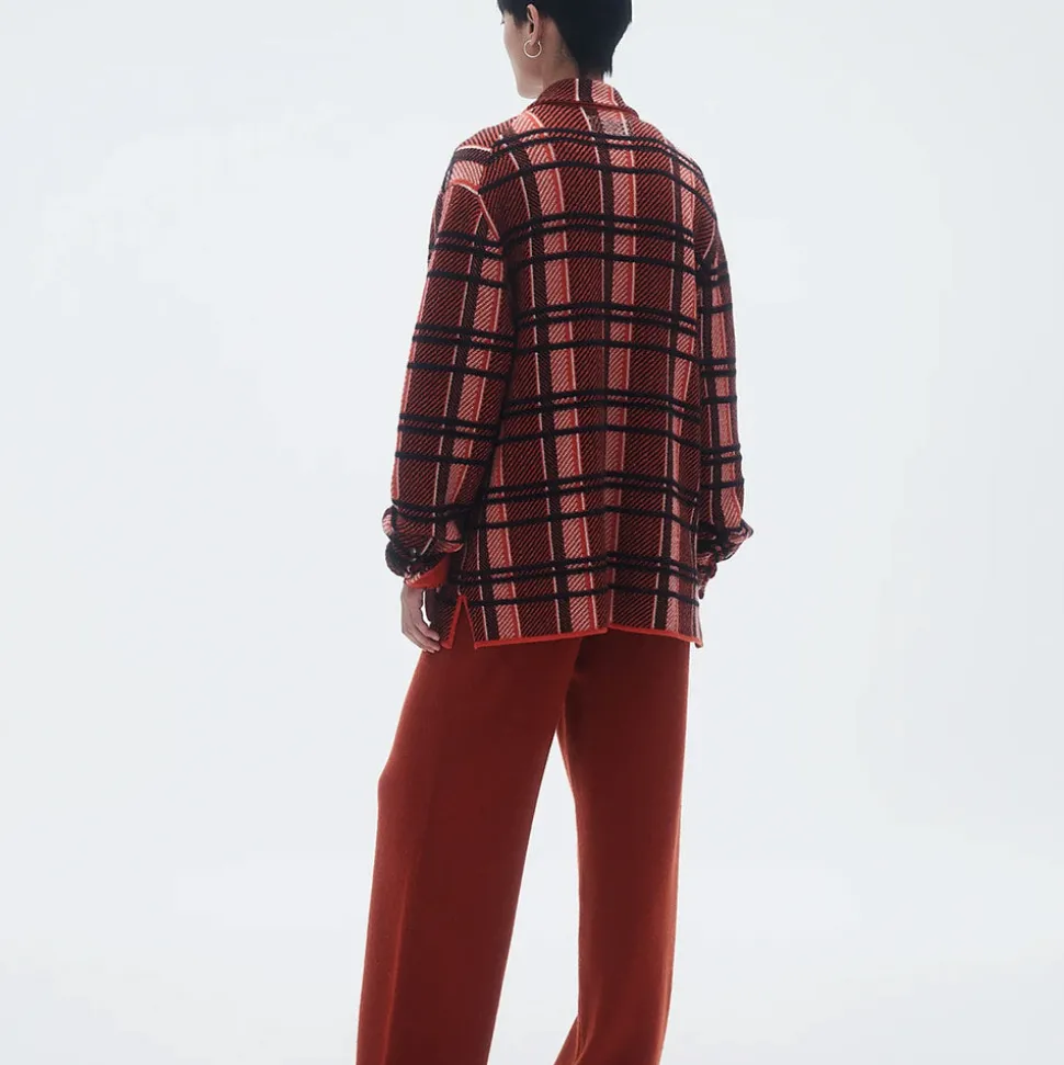 Guest In Residence - Chemise Plaid Work - Rouge