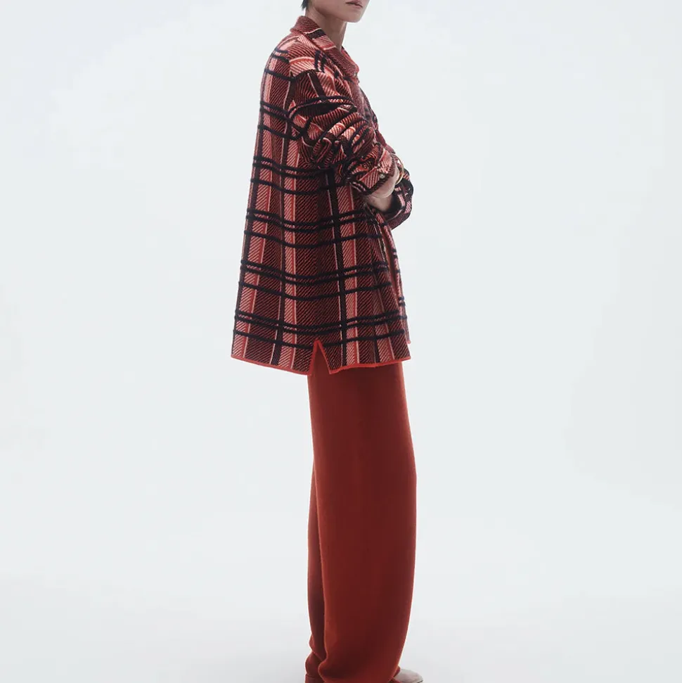 Guest In Residence - Chemise Plaid Work - Rouge