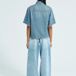 Haikure - Chemise Olive - Bleu Iconique