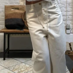 Happy Haus - Pantalon Oversize - Blanc
