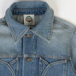 Happy Haus - Veste Fleur - Bleu