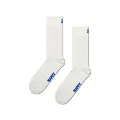 Happy Socks - Chaussettes Hautes Solid - Blanc