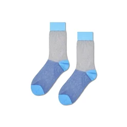 Happy Socks - Chaussettes Hautes Pastel- Bleu clair