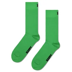 Happy Socks - Chaussettes Hautes Solid - Vert