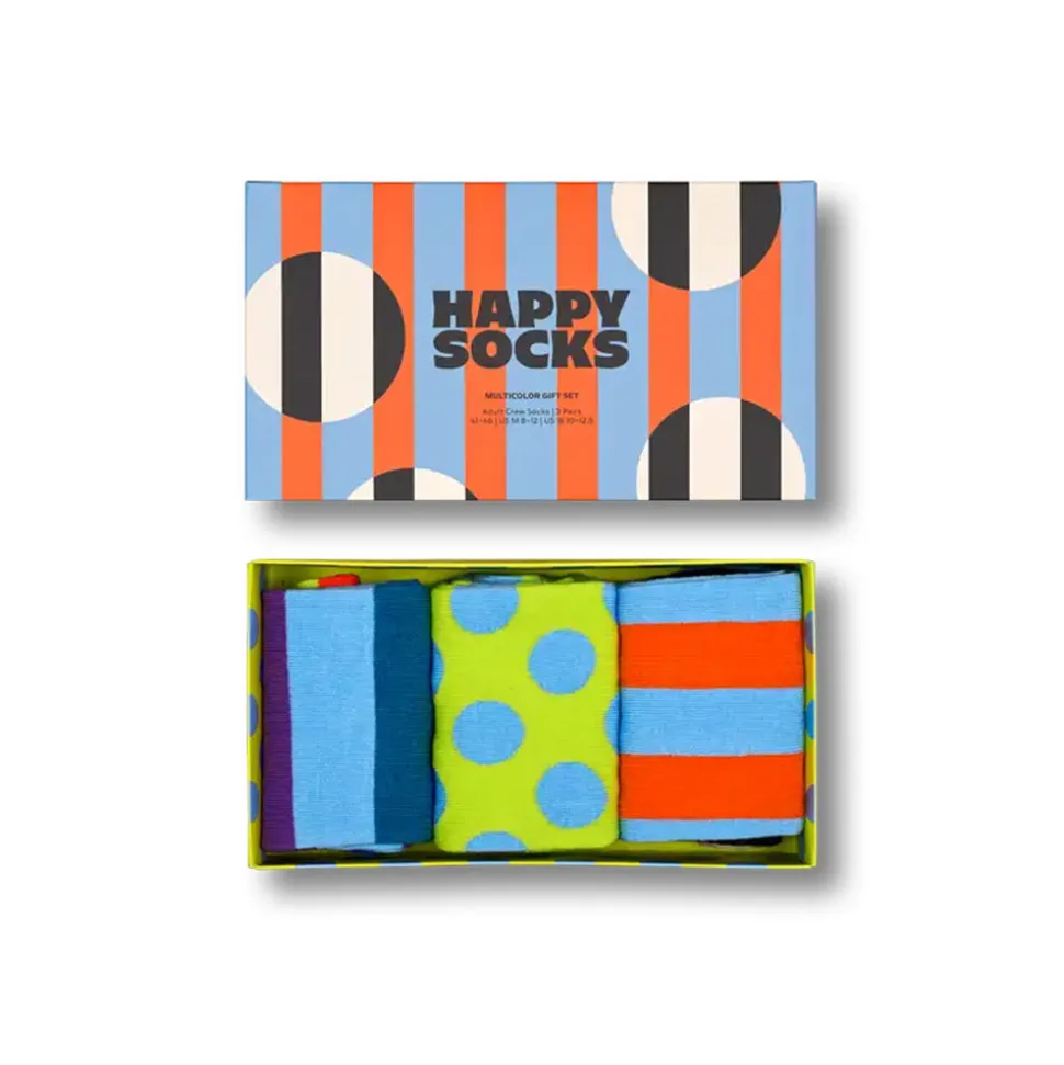 Happy Socks - Pack Chaussettes Hautes - Multicolore
