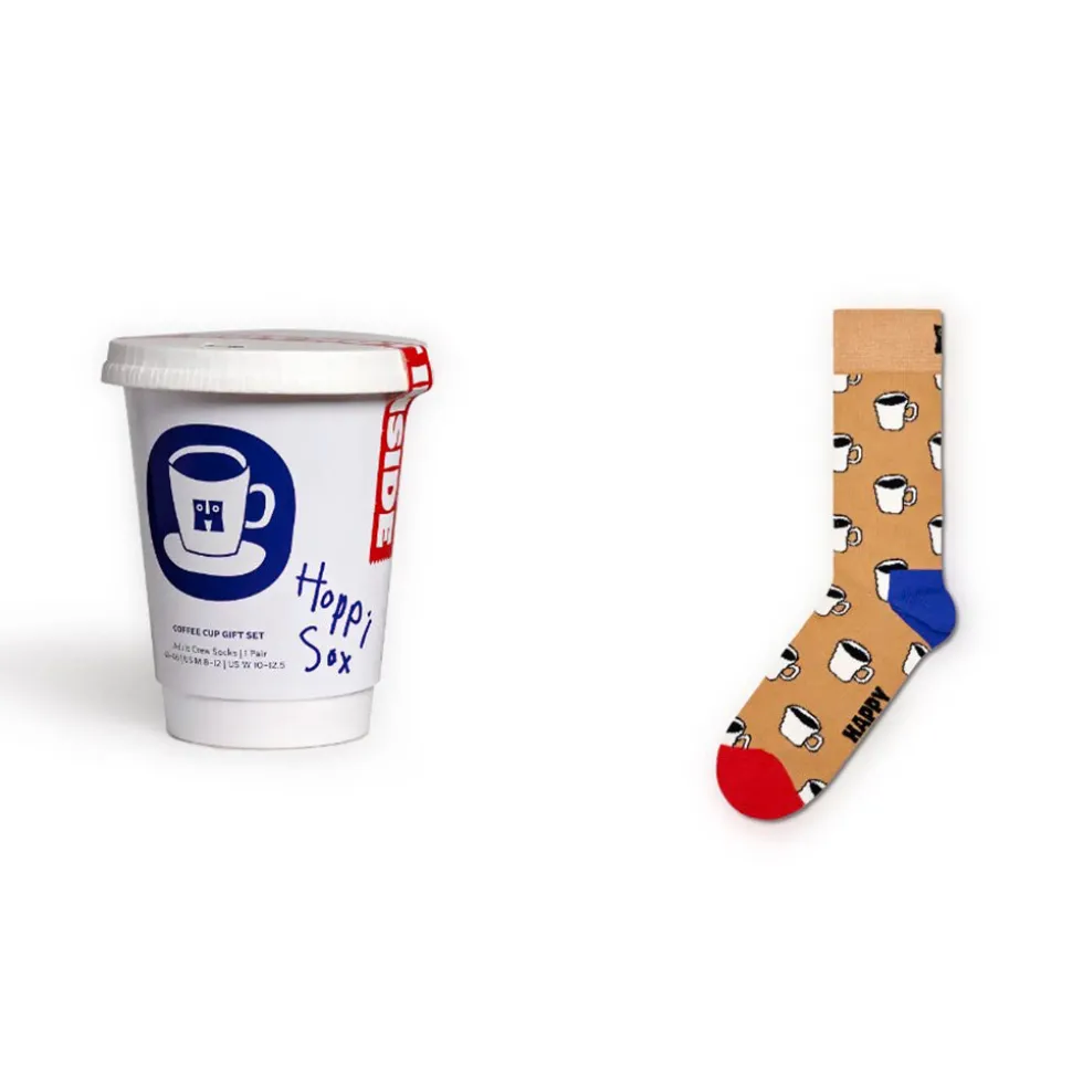 Happy Socks - Set de chaussettes Coffee Cup - Marron