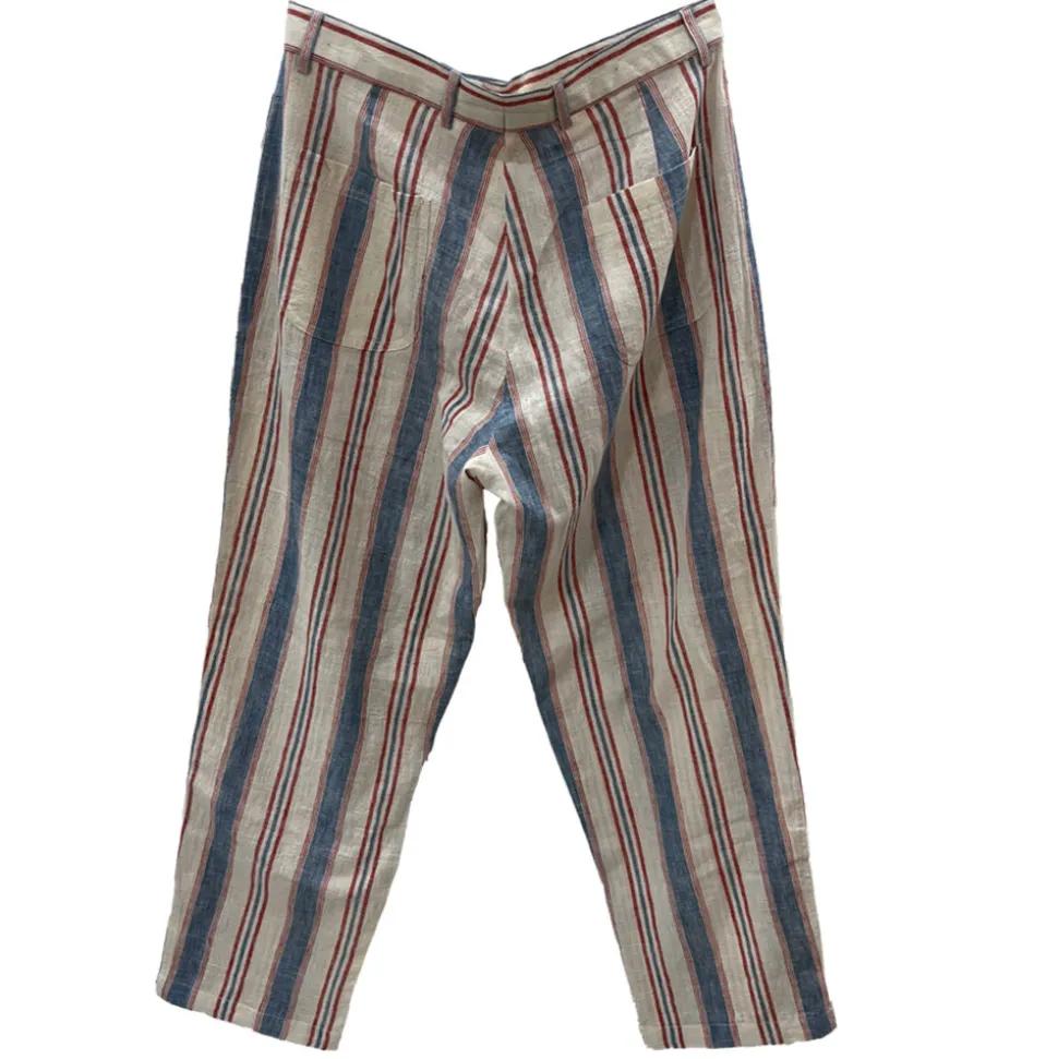 Harago - Pantalon Ticking Rayures - Multicolore