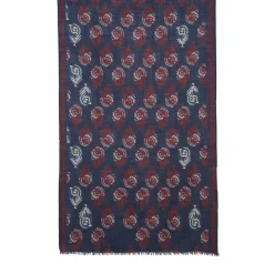 Hartford - Écharpe - Indigo Paisley