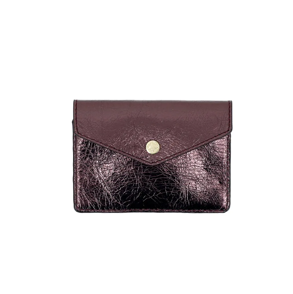 Herbert Frère Soeur - Porte monnaie Le Paris-New York Laminato - Bordeaux
