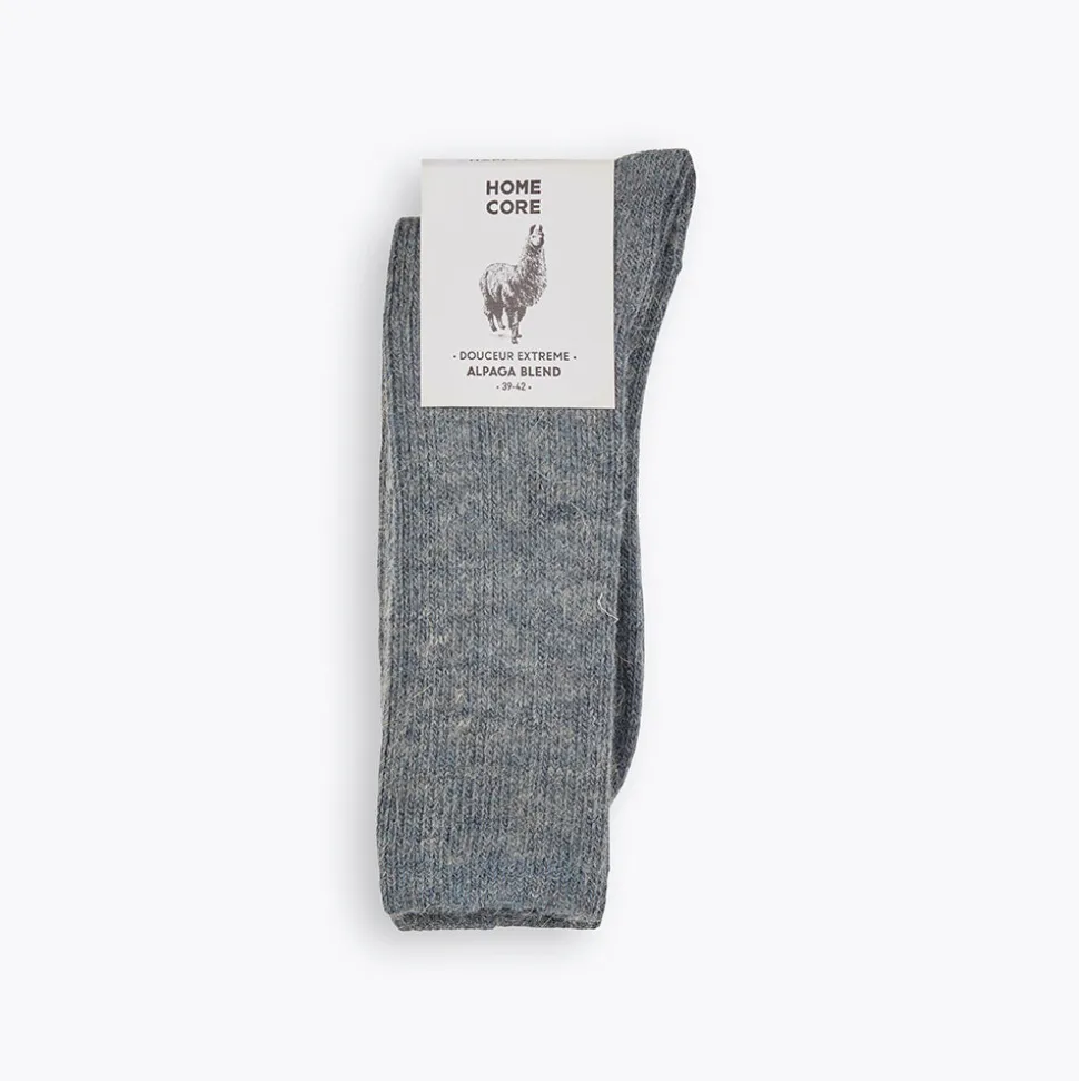 Homecore - Chaussettes Alpaga - Denim