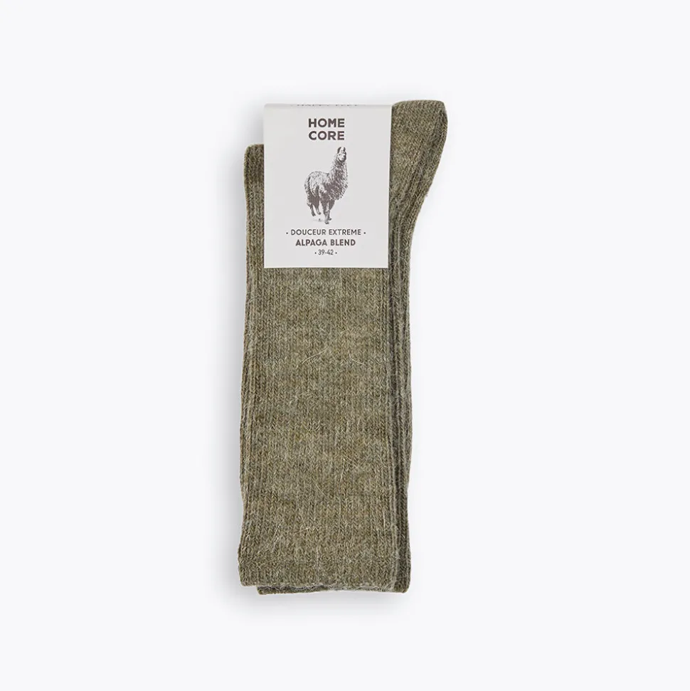Homecore - Chaussettes Alpaga - Olive
