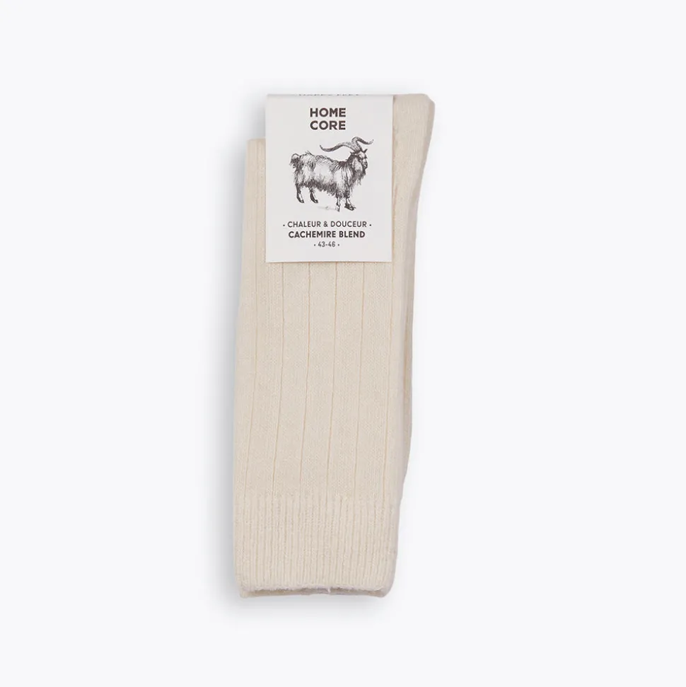 Homecore - Chaussettes Cachemire - Cream