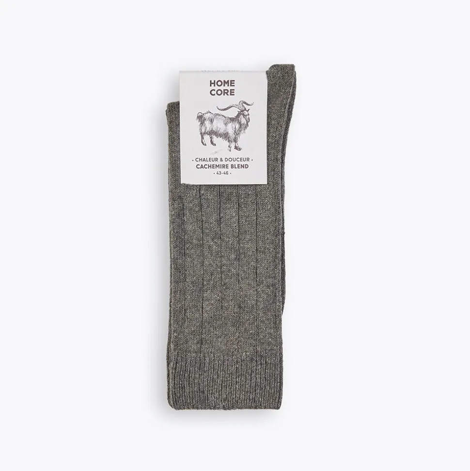 Homecore - Chaussettes Cachemire - Anthracite