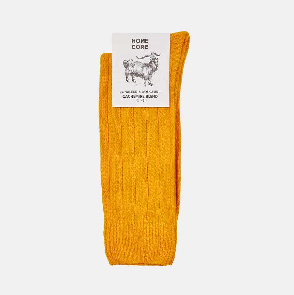 Homecore - Chaussettes Cachemire - Moutarde