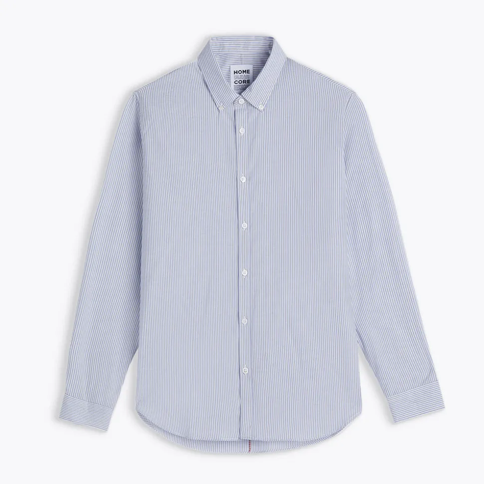 Homecore - Chemise Tokyo - Bleu rayures